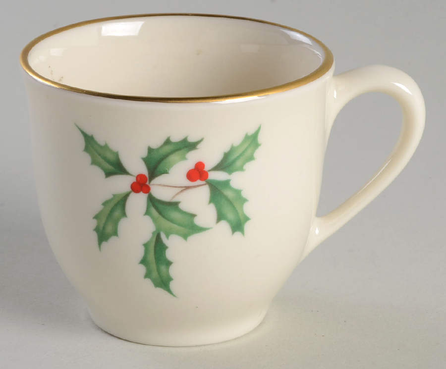 Holiday (Presidential)  Flat Demitasse Cup by Lenox-1