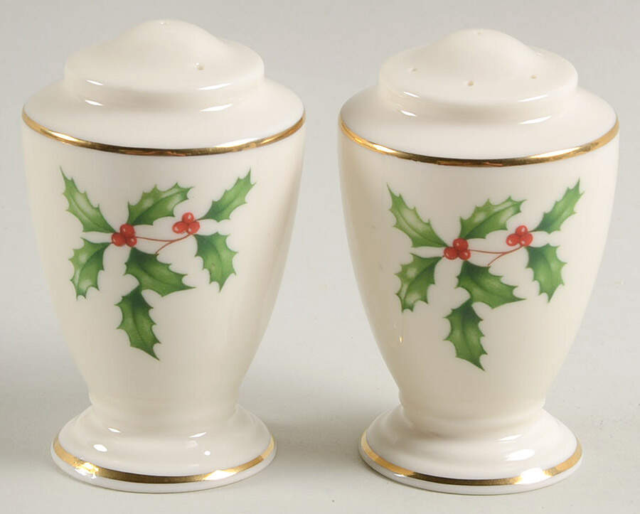 Holiday (Presidential)  99 Shape Salt & Pepper Set by Lenox-1