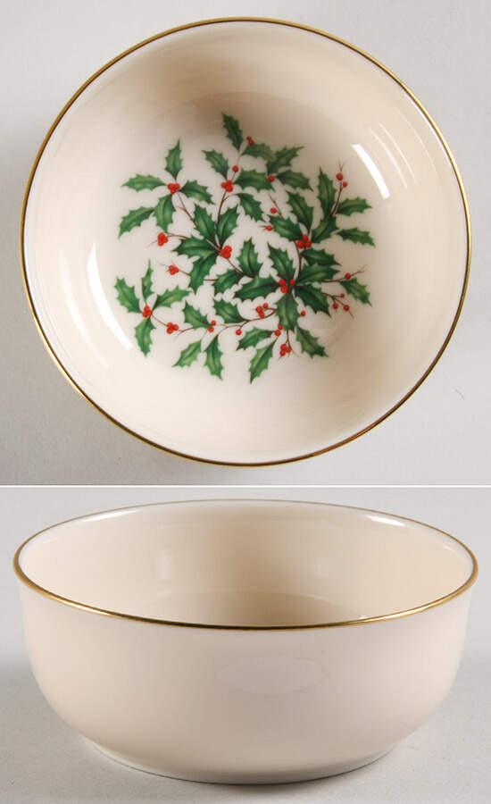 Holiday (Presidential)  Fruit/Dessert (Sauce) Bowl by Lenox-1