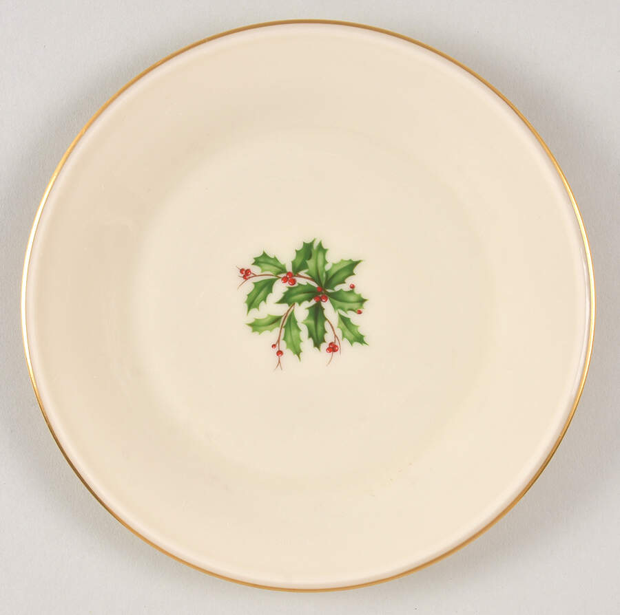 Holiday (Presidential)  Coupe Bread & Butter Plate by Lenox-1