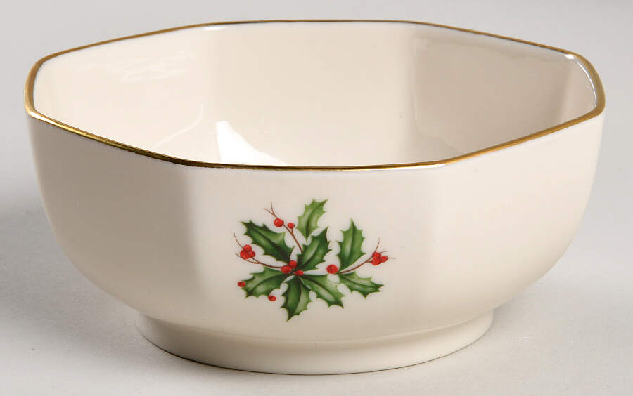 Holiday (Presidential)  5" Octagonal Vegetable Bowl by Lenox-1