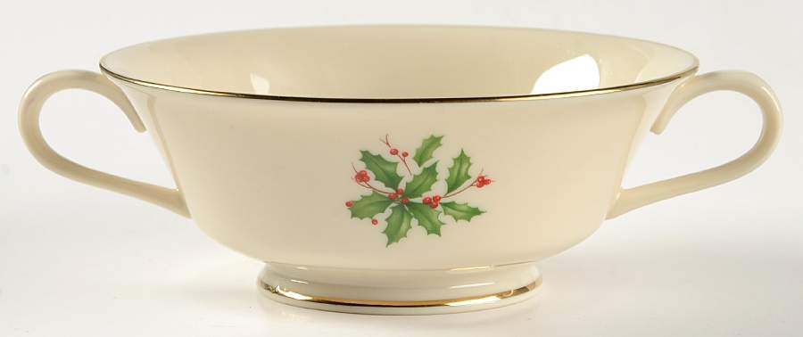Holiday (Presidential)  Footed Cream Soup Bowl by Lenox-1