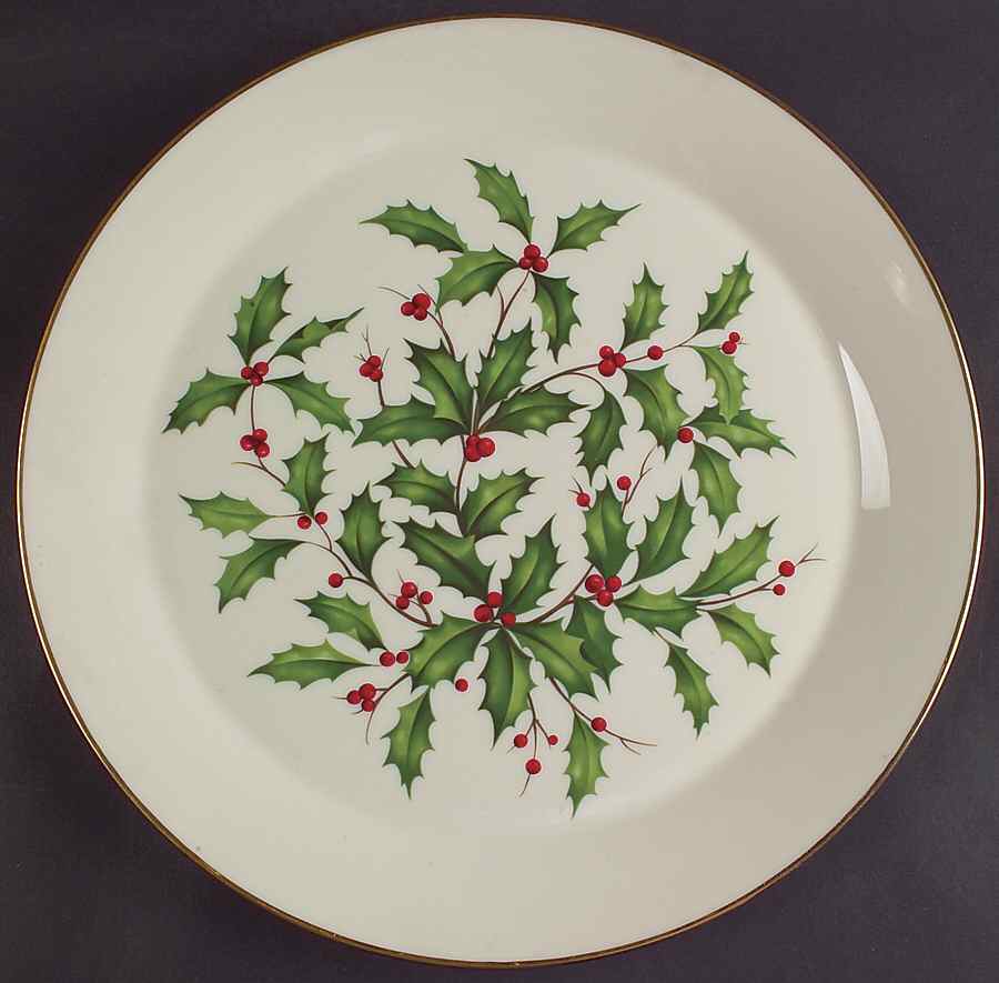 Holiday (Presidential)  12" Chop Plate (Round Platter) by Lenox-1