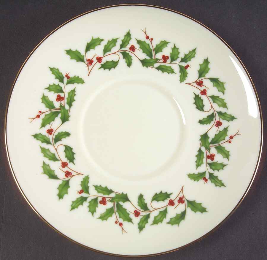 Holiday (Presidential)  Saucer for Footed Cream Soup Bowl by Lenox-1