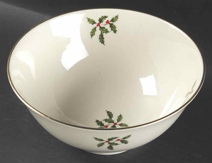 Holiday (Presidential)  8" Round Vegetable Bowl by Lenox-1