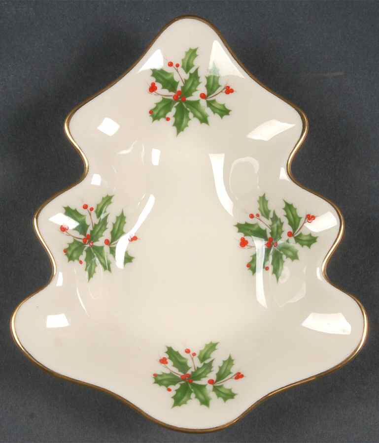 Holiday (Presidential)  1 Part Small Tree Shaped Dish by Lenox-1