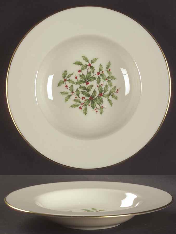 Holiday (Presidential)  Rim Soup Bowl by Lenox-1