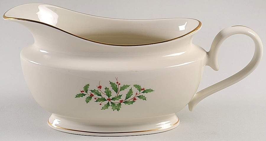 Holiday (Presidential)  Gravy Boat by Lenox-1