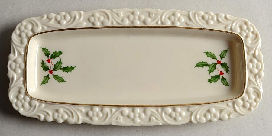 Holiday (Presidential)  10" Cracker Tray by Lenox-1