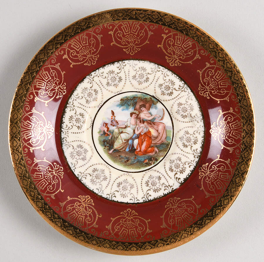 LP10 Saucer for Footed Cup by La Petite China-1
