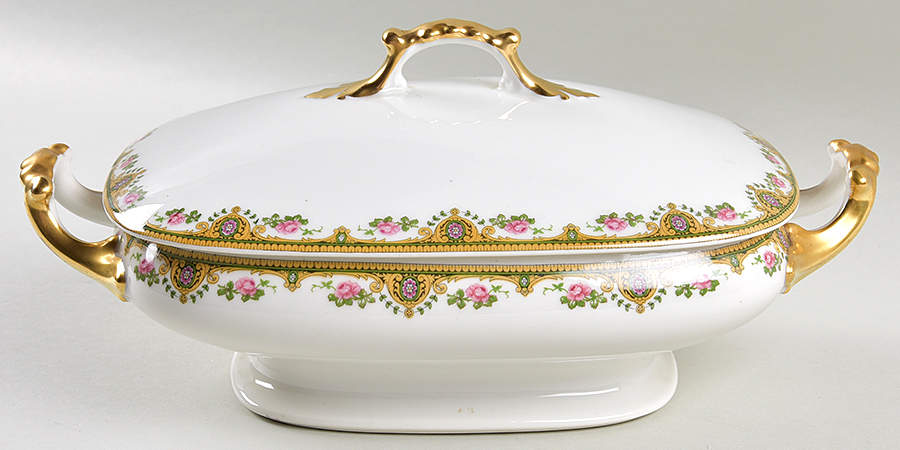 MHL14 Oval Covered Vegetable by Michelaud Freres-1