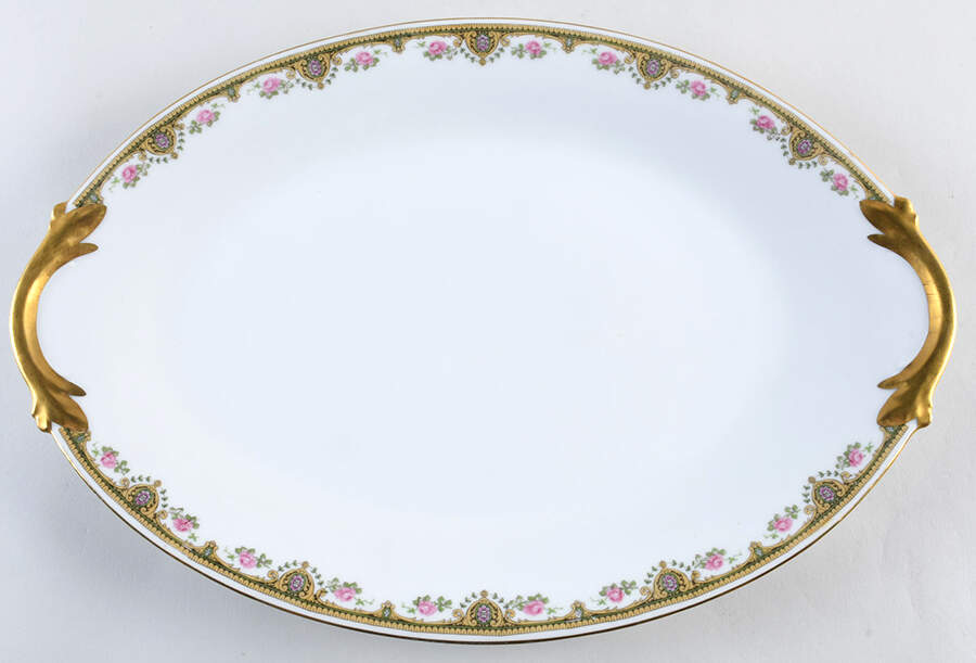 MHL14 16" Oval Serving Platter by Michelaud Freres-1
