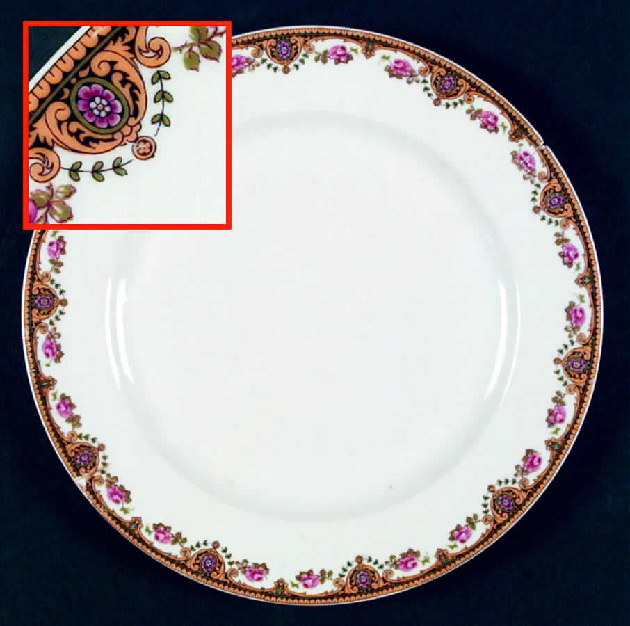 MHL14 Dinner Plate by Michelaud Freres-1