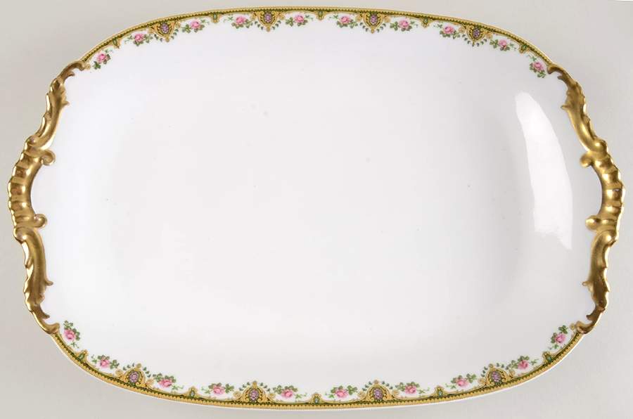 MHL14 17" Oval Serving Platter by Michelaud Freres-1