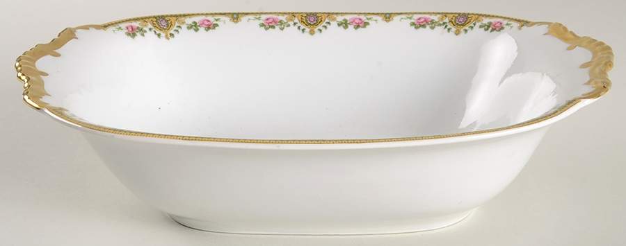 MHL14 10" Oval Vegetable Bowl by Michelaud Freres-1