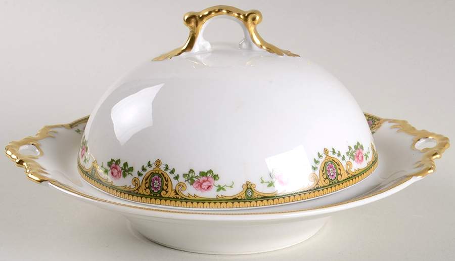 MHL14 Round Covered Butter by Michelaud Freres-1