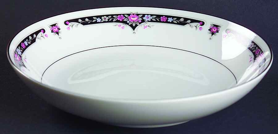 Ebony Fair Coupe Soup Bowl by Lynnbrooke-1