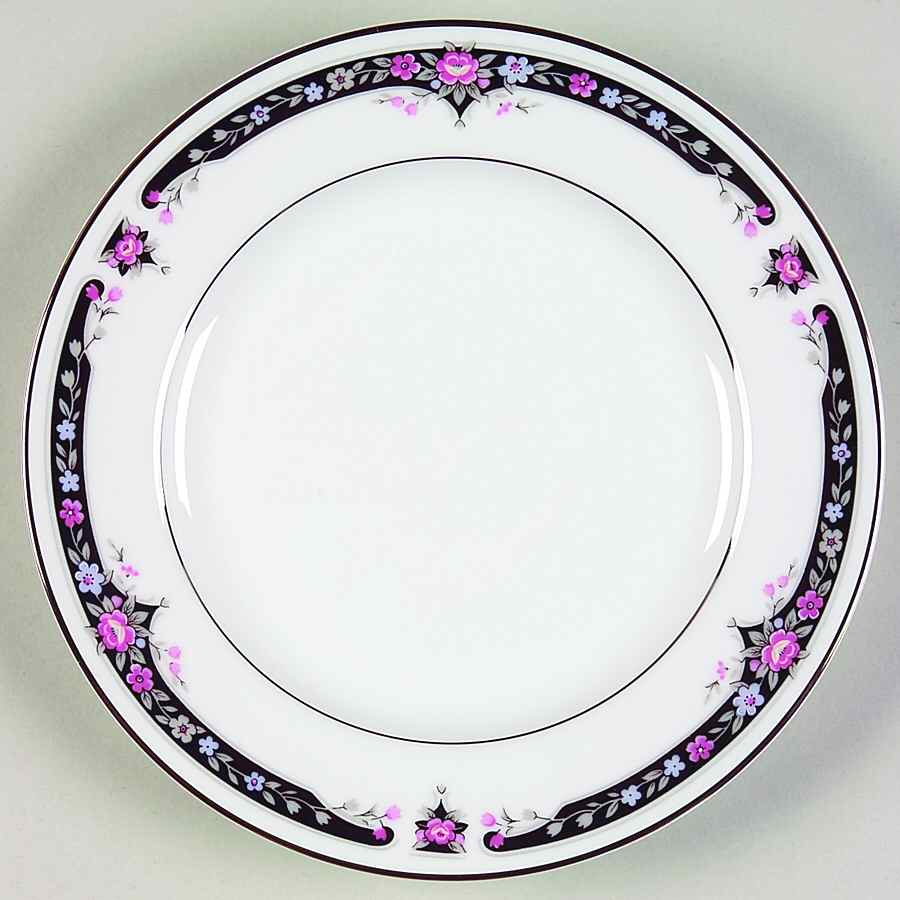 Ebony Fair Bread & Butter Plate by Lynnbrooke-1