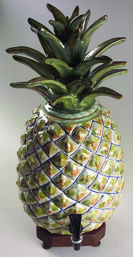 Pineapple 3-Piece Samovar with Stand Set by Louisville-1
