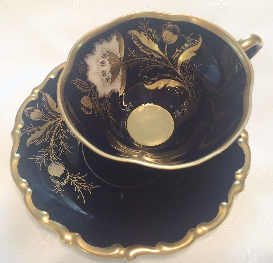 LND2 Footed Cup & Saucer Set by Lindner-1