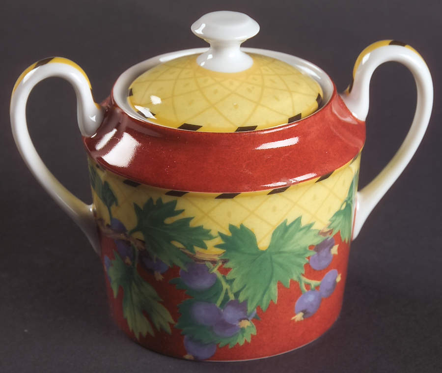Potager Sugar Bowl & Lid by Laure Japy-1