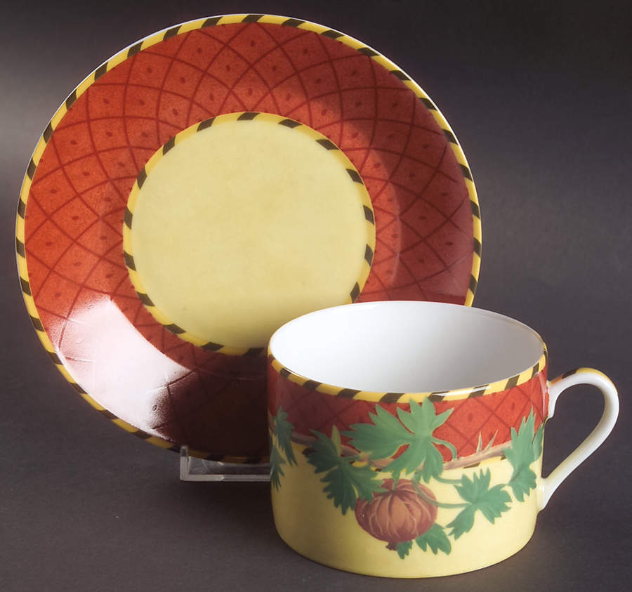 Potager Breakfast Cup & Saucer Set by Laure Japy-1