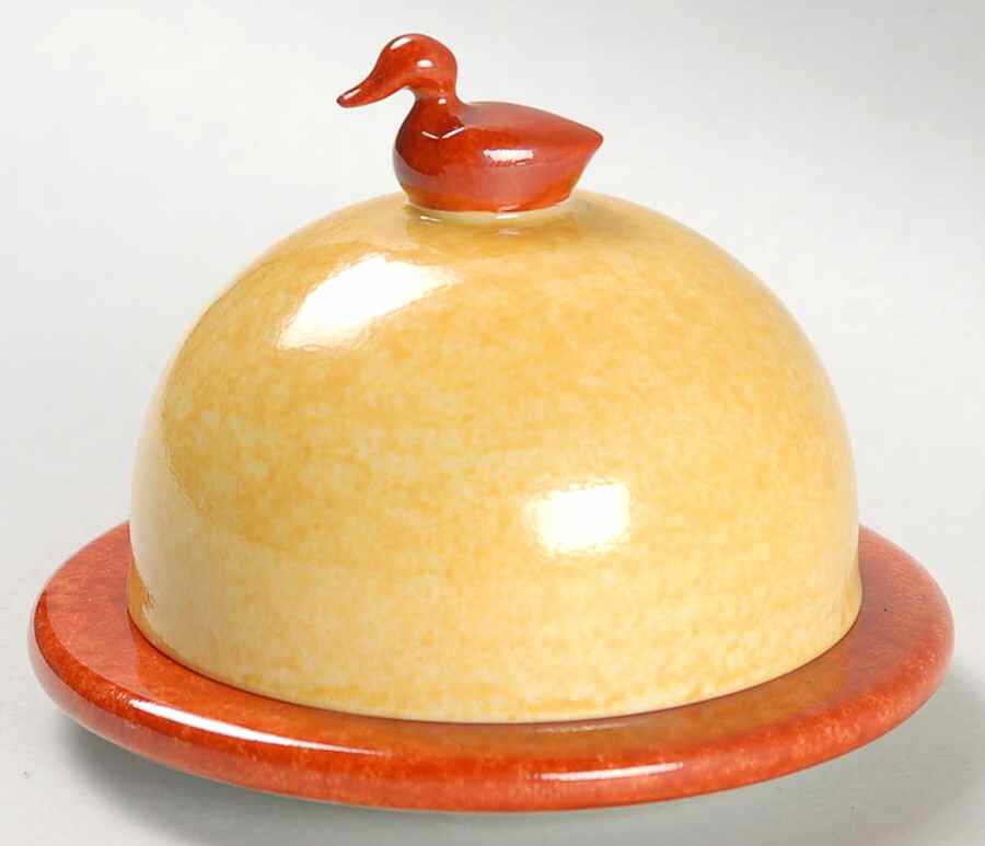Mouchette Accessories Round Covered Butter by Laure Japy-1