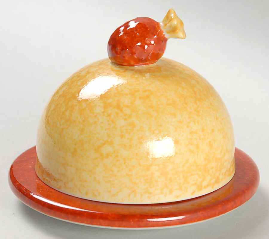 Mouchette Accessories Round Covered Butter by Laure Japy-1
