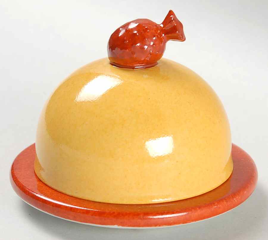 Mouchette Accessories Round Covered Butter by Laure Japy-1
