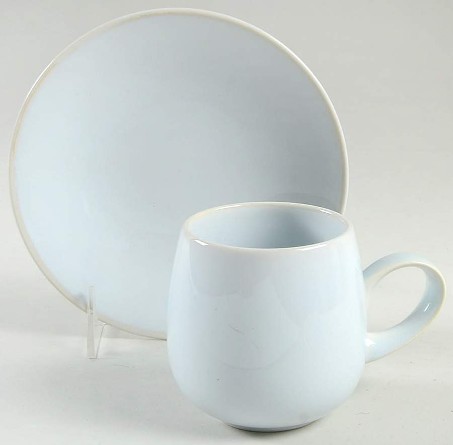 Kyoto White Flat Cup & Saucer Set by Lindt-Stymeist-1