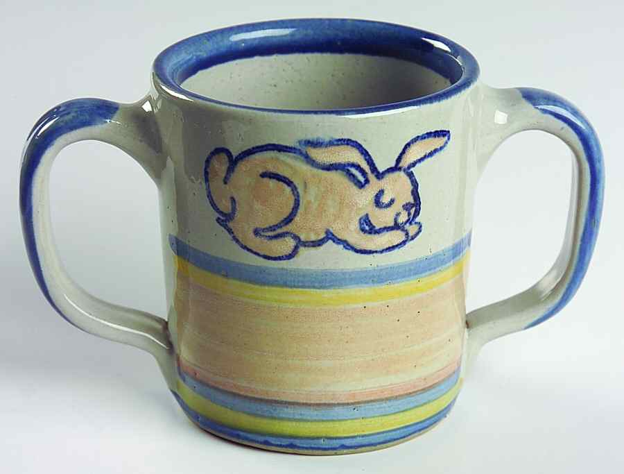 Child's Ware Rabbits and Carrots Child's Mug by Louisville-1