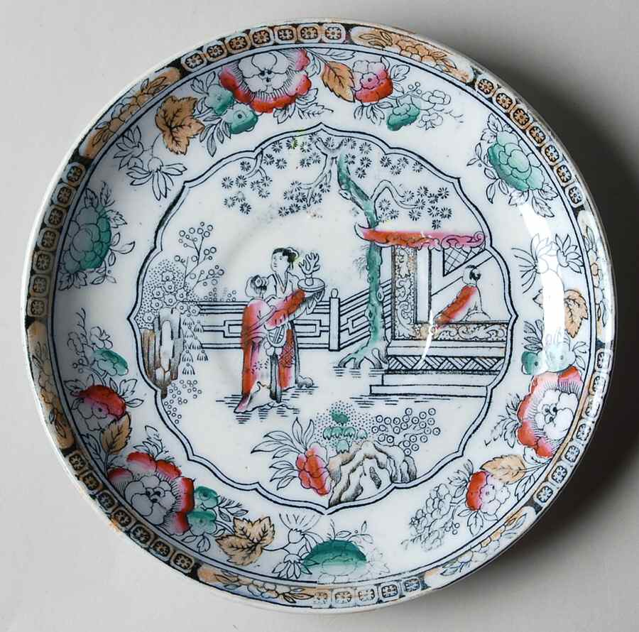 Chinese Saucer by Lazarus Straus & Sons-1