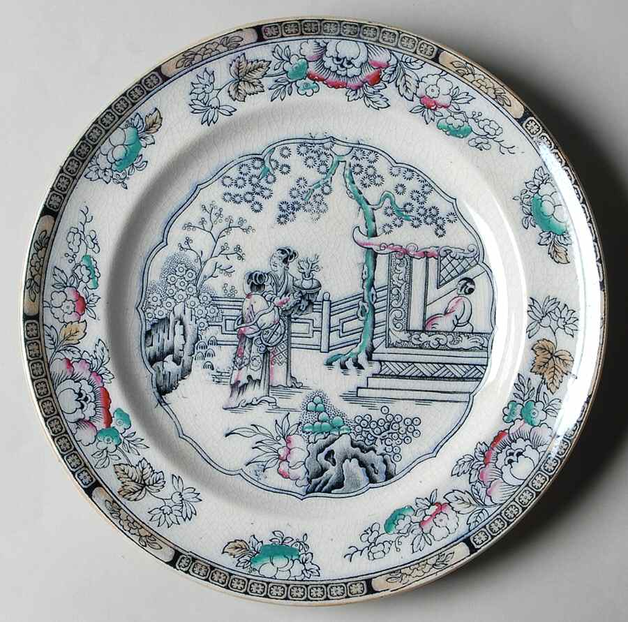 Chinese Luncheon Plate by Lazarus Straus & Sons-1