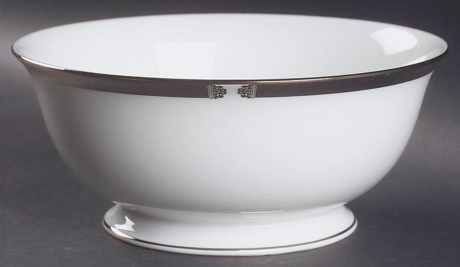 Jewel Platinum 8" Round Vegetable Bowl by Lenox-1