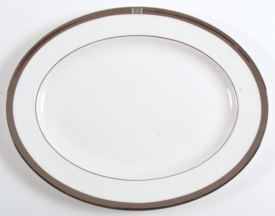 Jewel Platinum 16" Oval Serving Platter by Lenox-1