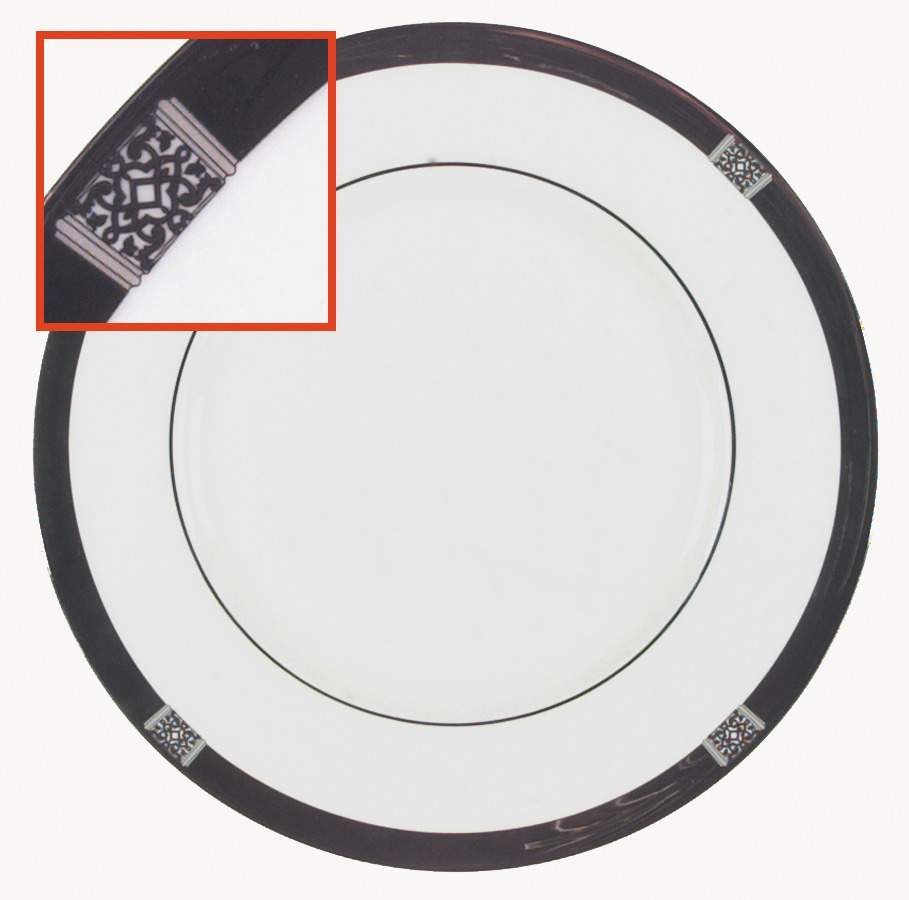 Jewel Platinum Accent Luncheon Plate by Lenox-1