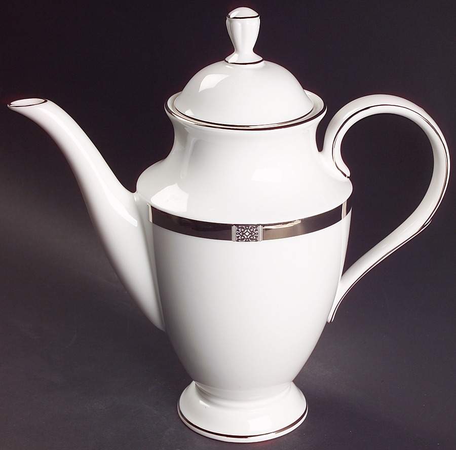 Jewel Platinum Coffee Pot & Lid by Lenox-1