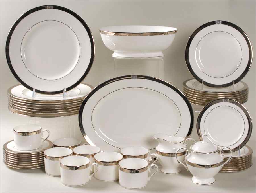 Jewel Platinum 45 Piece Set by Lenox-1