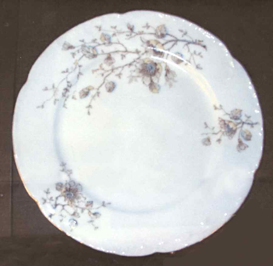 2557 Blue Dinner Plate by Lazarus Straus & Sons-1