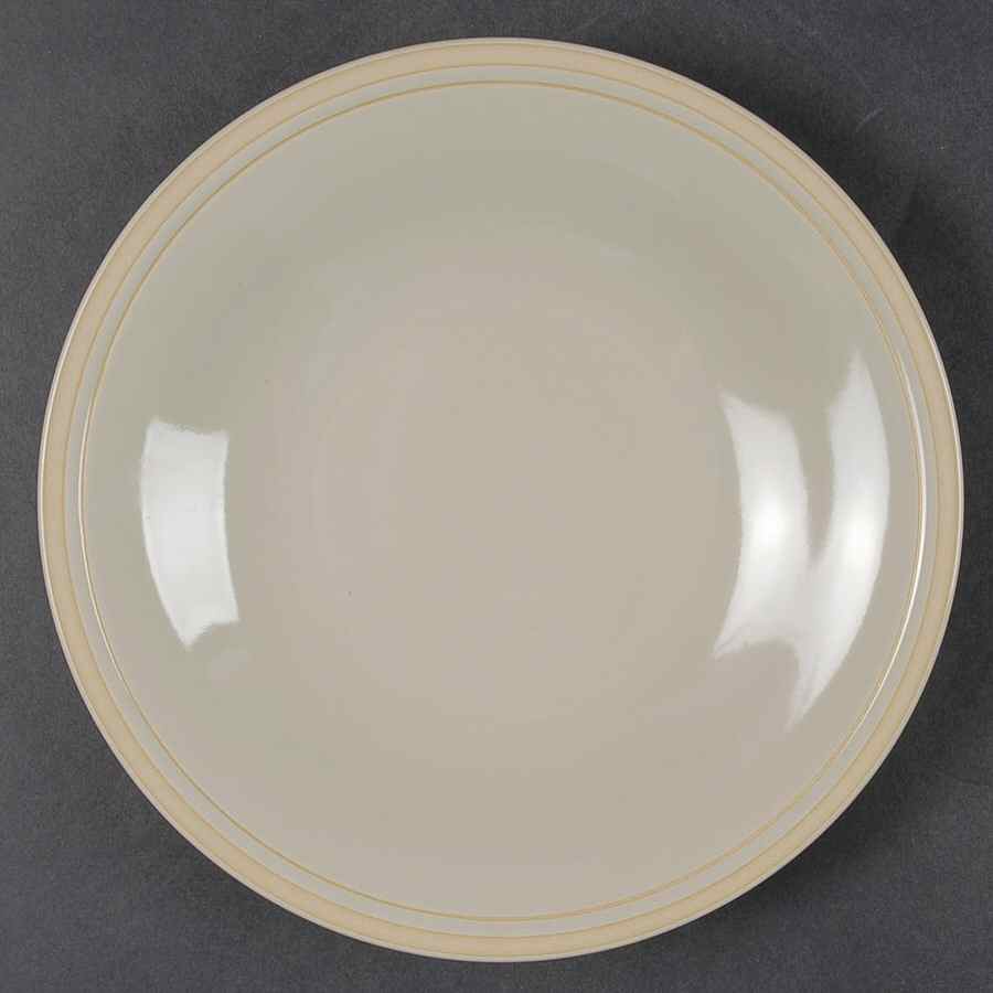 Taupe Stripe Salad Plate by Lindt-Stymeist-1