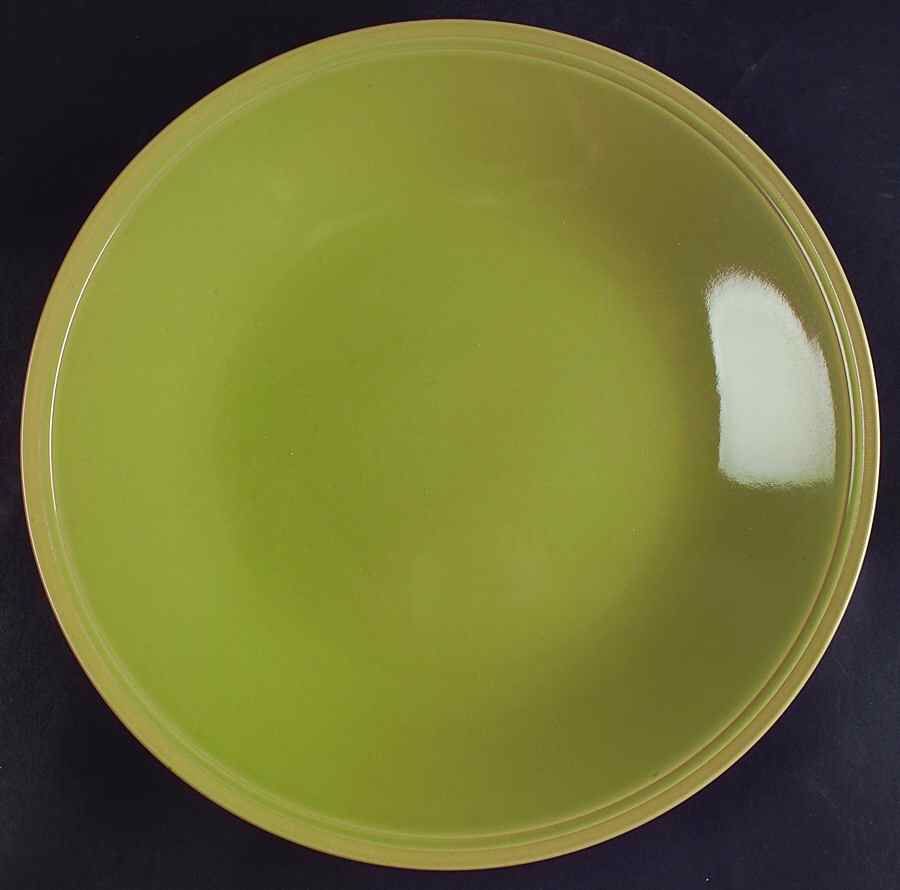 Celadon Stripe Dinner Plate by Lindt-Stymeist-1