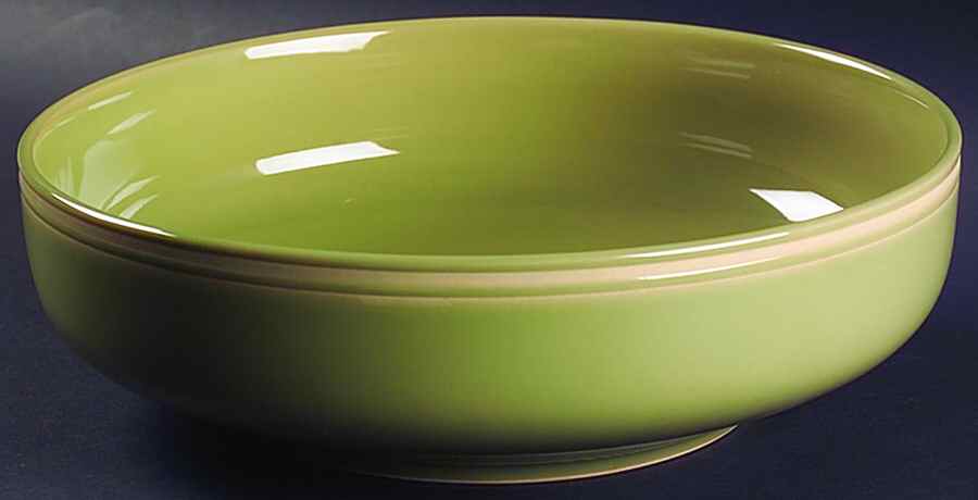 Celadon Stripe 10" Round Vegetable Bowl by Lindt-Stymeist-1