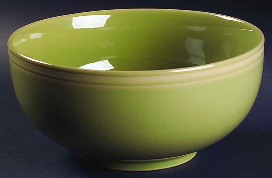 Celadon Stripe 8" Round Vegetable Bowl by Lindt-Stymeist-1