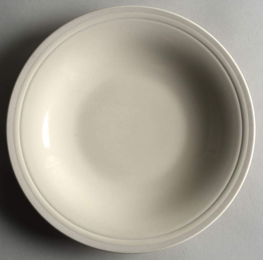 Cream Stripe Salad Plate by Lindt-Stymeist-1