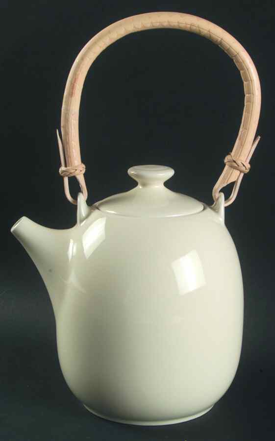 Cream Stripe Teapot & Lid by Lindt-Stymeist-1