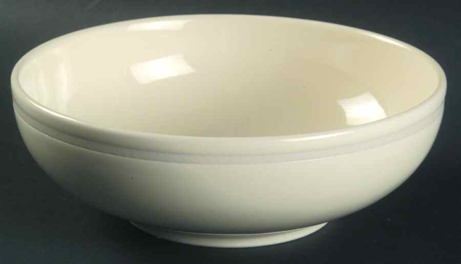 Cream Stripe Coupe Cereal Bowl by Lindt-Stymeist-1
