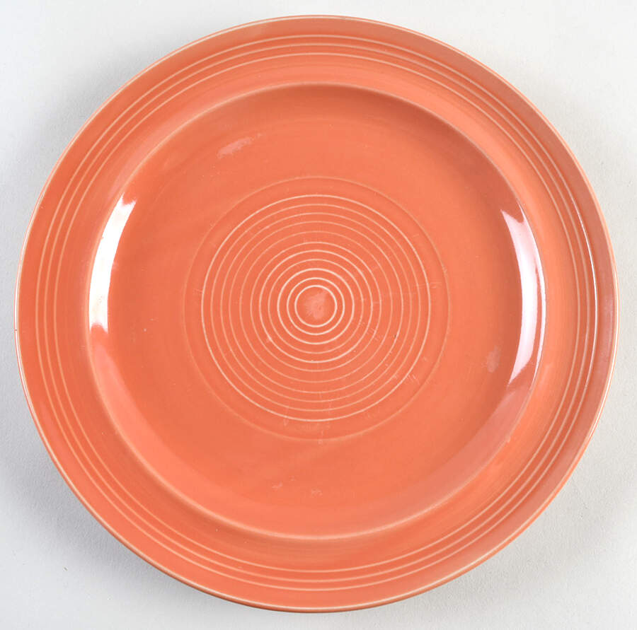 Concentrix Orange Dinner Plate by Lynn's China-1