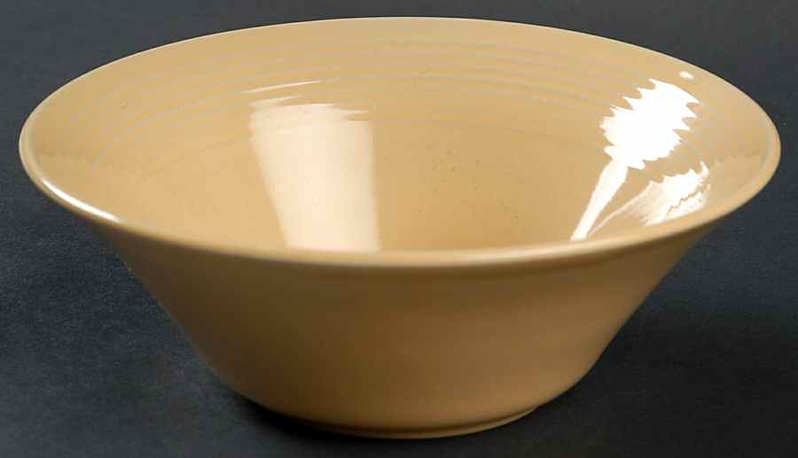 Concentrix Ochre (Yellow) Coupe Cereal Bowl by Lynn's China-1