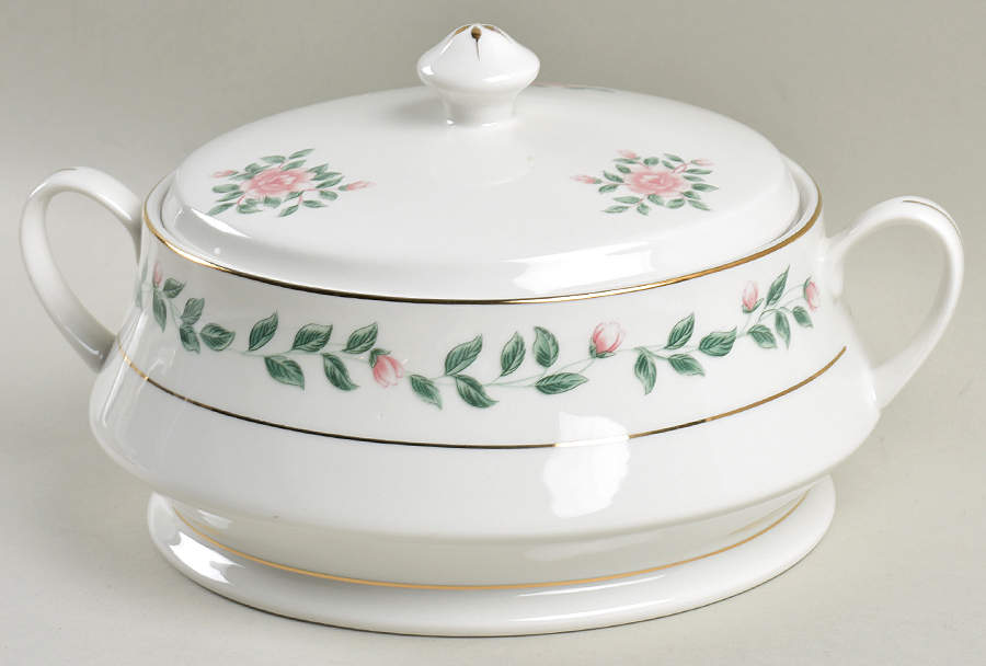 Esabeth Round Covered Vegetable by Lynn's China-1