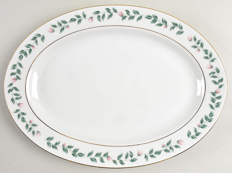 Esabeth 12" Oval Serving Platter by Lynn's China-1